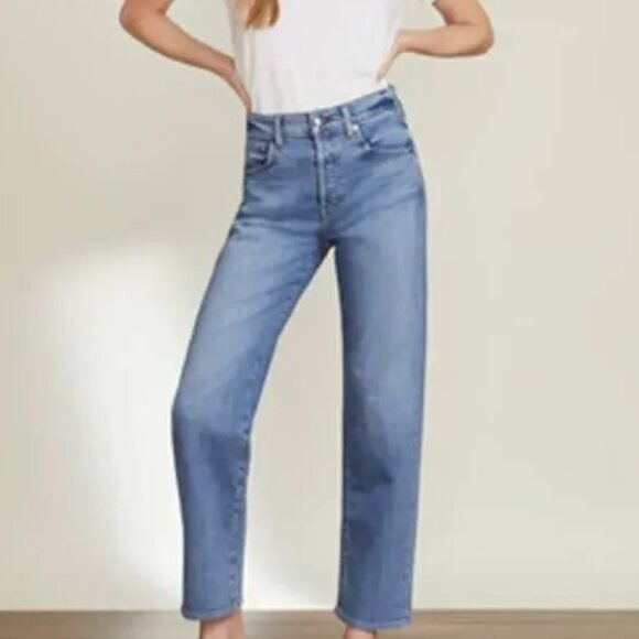 Veronica Beard Denim - Veronica Beard NWT Ryleigh Slim Straight High Rise Denim Jeans Amethyst Size 24